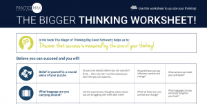 Bigger Thinking Worksheet